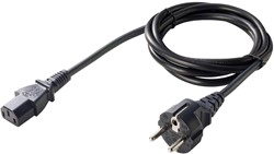 Zebra EU standard AC line cord, C13, 1.8, for power supply: PWRS-14000-148R, PWRS-14000-148C, PWRS-14000-241R, and PWRS-0102246H51R
