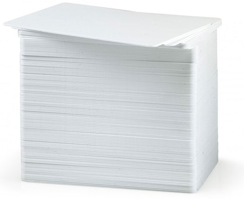 Zebra Premier kaart, rood voor Plastic cards