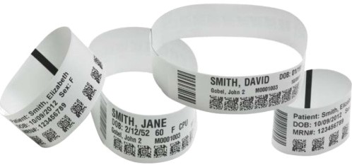 Zebra Z-Band Ultrasoft Polsbandjes voor patiëntenidentificatie