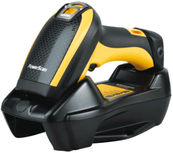 Datalogic PowerScan PBT9501 Draadloze Barcodescanner, BT, 2D, HD, DPM, RB, zwart, geel