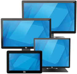 Elo 0702 7 inch touchscreen monitor, anti-glare, PCAP, 10-punts touch, zwart