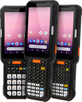 Point Mobile PM452 mobiele computer – Wi-Fi 6E, 4G LTE, numeriek (met alfa-shift) toetsenbord, EX30 long range 1D/2D-imager, 4/64 GB, extended accu-2