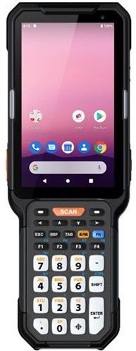 Point Mobile PM452 mobiele computer – Wi-Fi 6E, 4G LTE, numeriek (met alfa-shift) toetsenbord, N5703 1D/2D-imager, 6/128 GB, extended accu