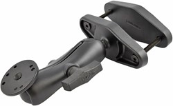 RAM-101U-247-4 - RAM 4" SQUARE RAIL MOUNT WITH ROUND BASE