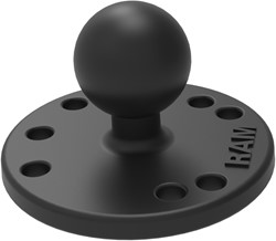 RAM-B-202U - UNPKD. RAM 2 7/16" DIA.BASE WITH 1" BALL