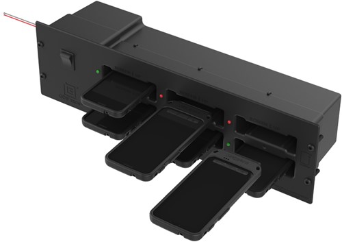RAM-GDS-DOCK-6G10PU - UNPKD RAM ELECTRICAL RACK POWERED GDS 6 GANG DOCK FOR INTELLISKIN PHONES