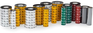 Zebra Thermal transfer ribbon, 5095, hars, 56.9mm, 74m, Buitenkant, Zwart