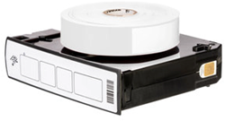 Zebra polsbandjes, Z-Ben Direct, klevende closure, adult, kleur: wit, Bevat 6 cartridges met 200 polsbanden per cartridge