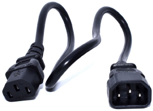 Zebra power extension cord, 0,5 m voor Zebra Intelligent Cabinets