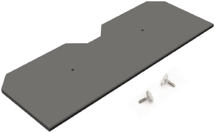 Zebra stadium shelf voor Zebra Intelligent Cabinets