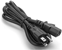 Zebra power cord, C19, UK voor Zebra Intelligent Cabinets