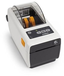 Zebra ZD411-HC Desktop Healthcare labelprinter, 8 dots/mm (203 dpi), Ethernet, RTC, EPLII, ZPLII, wit